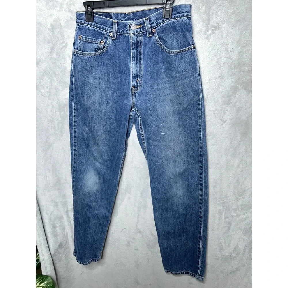 Vintage Levis 550 Jeans Mens 33x32 fits(30x31) Blue Relaxed Fit Y2K Made in USA